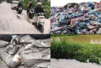 Keterangan foto: Limbah Industri dan B3 di Karawang 