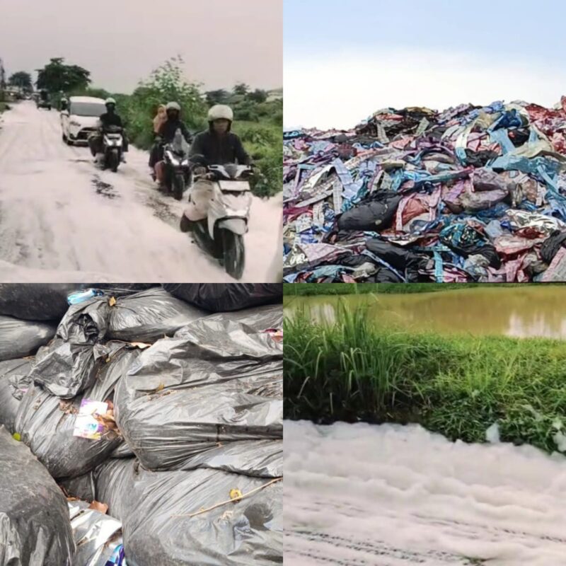 Keterangan foto: Limbah Industri dan B3 di Karawang 