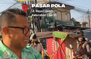 Camat Bandung Kulon Tertibkan Pasar Tumpah Pola Cijerah, Pedagang Diimbau Patuhi Aturan dan Jaga Kebersihan