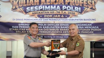 KKP SESPIMMA ANGKATAN 76 POKJAR IV BAHAS SINERGI POLRI DAN DISPERINDAG JAGA STABILITAS HARGA BAPOK DI KABUPATEN BANDUNG